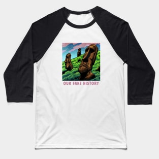 Easter Island Heads Baseball T-Shirt